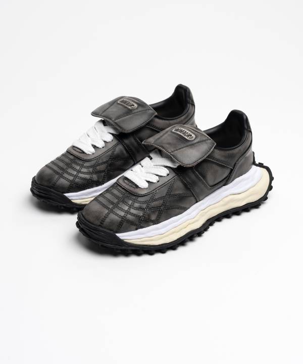 "SCOTT" OG Sole Vintage Leather Effect Low-top Sneaker