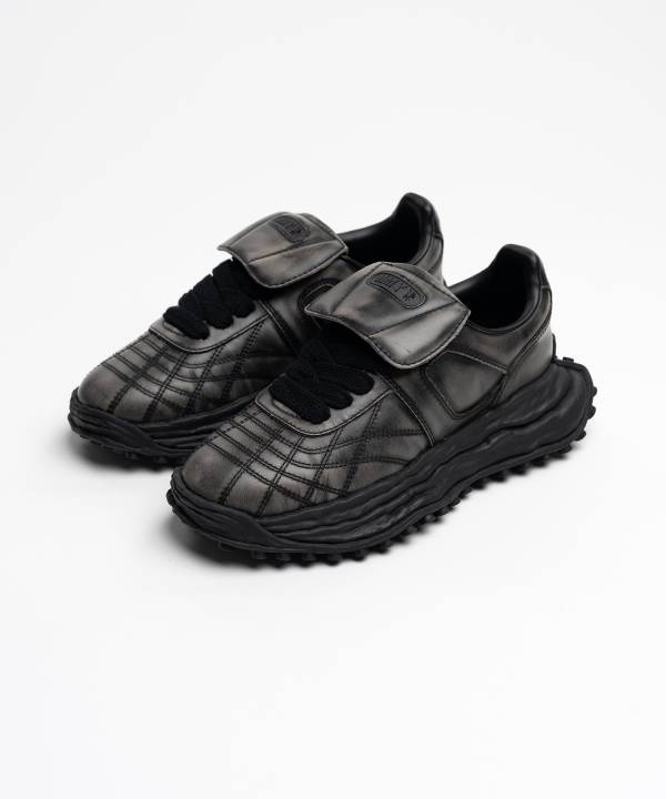 "SCOTT" OG Sole Vintage Leather Effect Low-top Sneaker