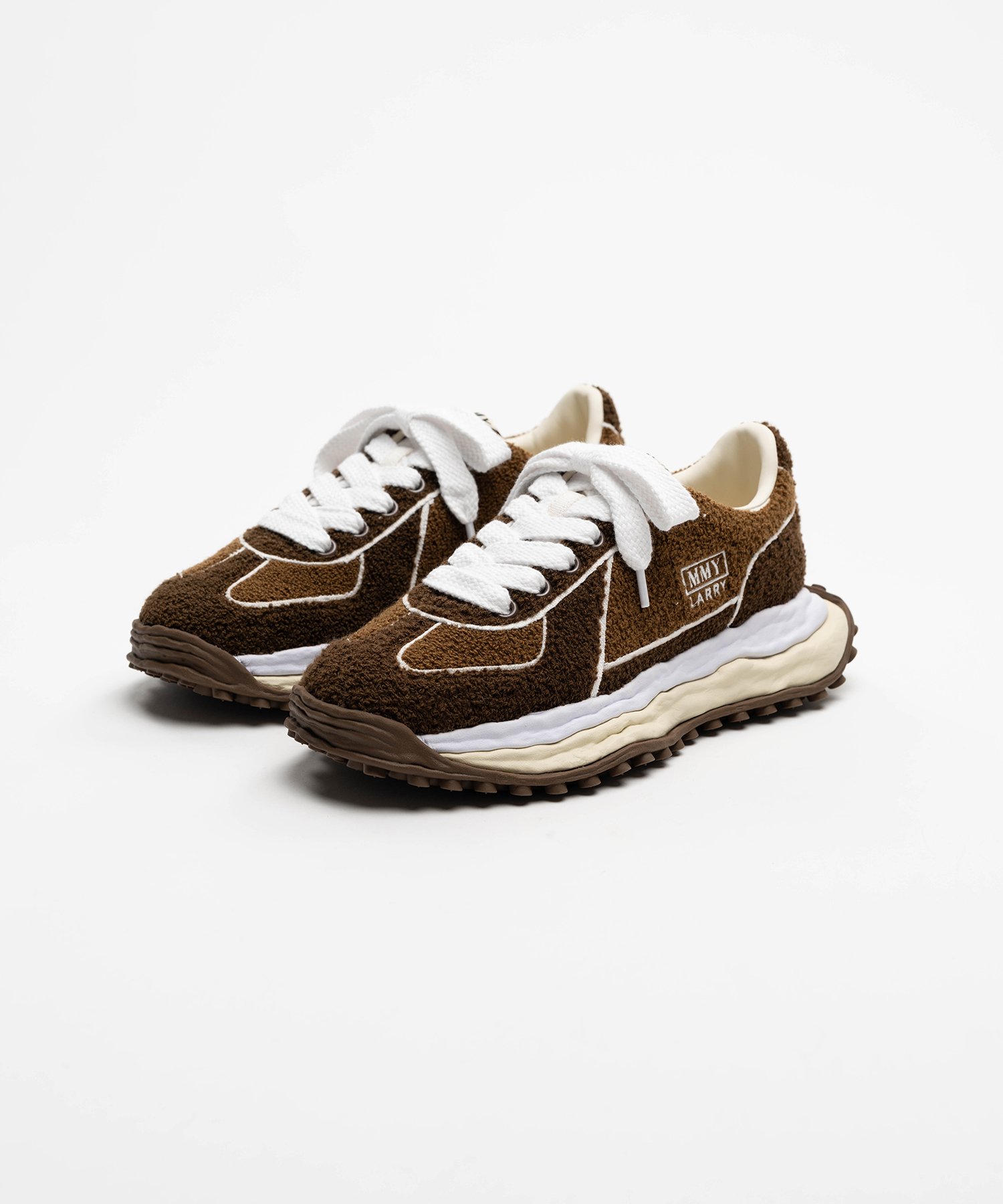 "LARRY" OG Sole Chenille Embroidey Canvas Low-top Sneaker