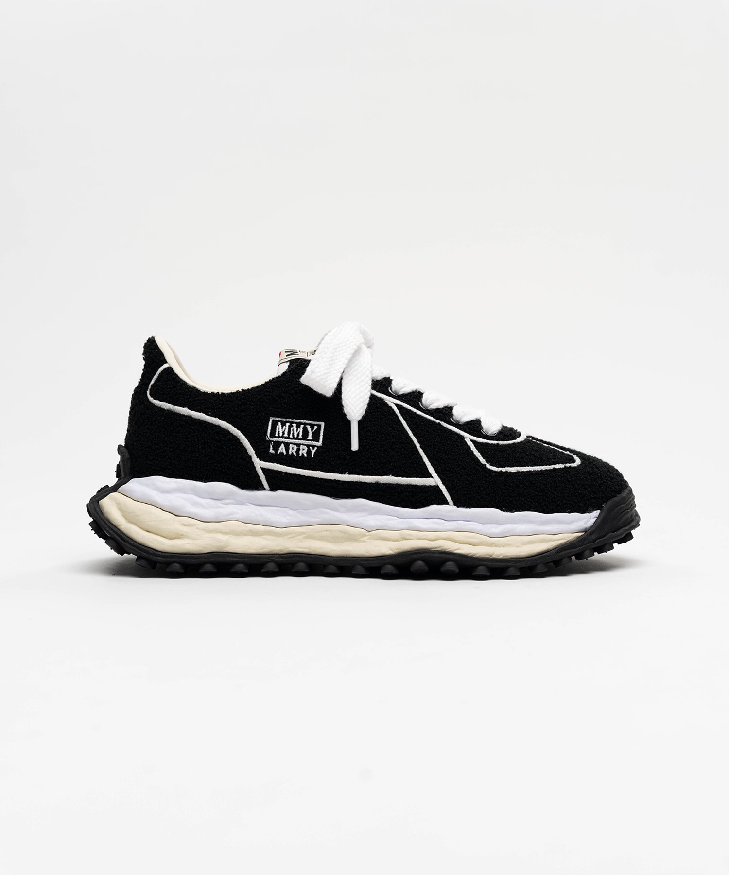 "LARRY" OG Sole Chenille Embroidey Canvas Low-top Sneaker