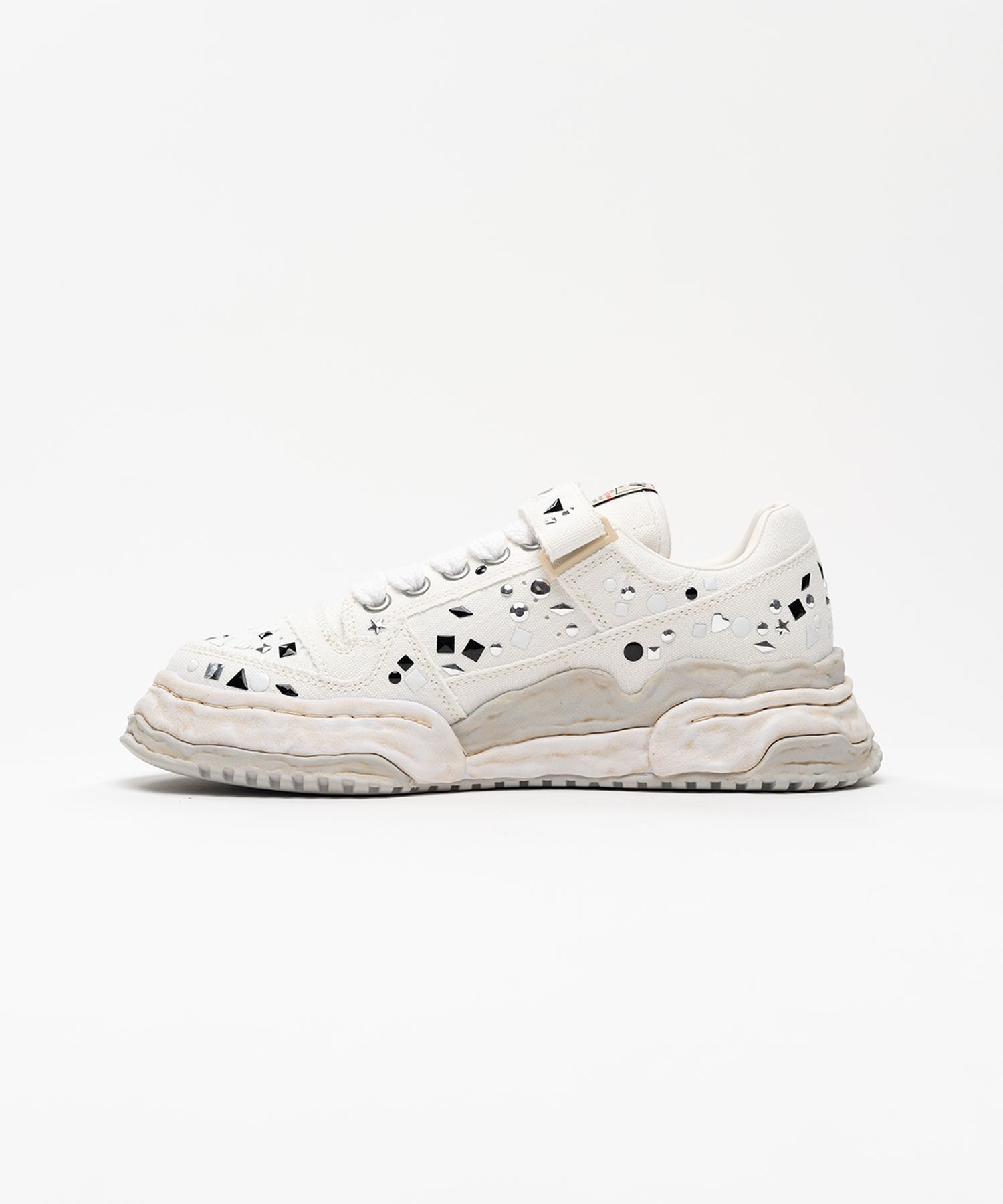 "KEITH" OG Sole Embellished Canvas Low-top Sneaker