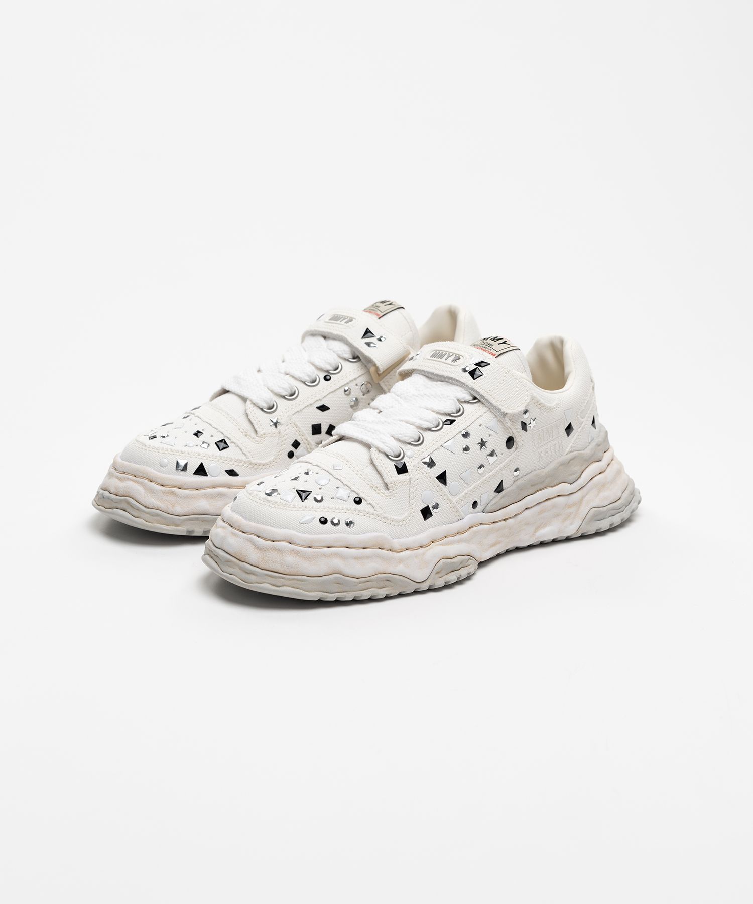 "KEITH" OG Sole Embellished Canvas Low-top Sneaker