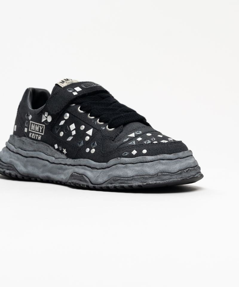 "KEITH" OG Sole Embellished Canvas Low-top Sneaker
