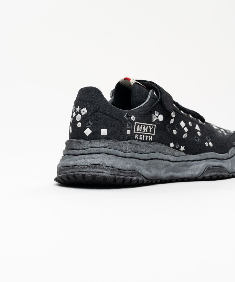 "KEITH" OG Sole Embellished Canvas Low-top Sneaker