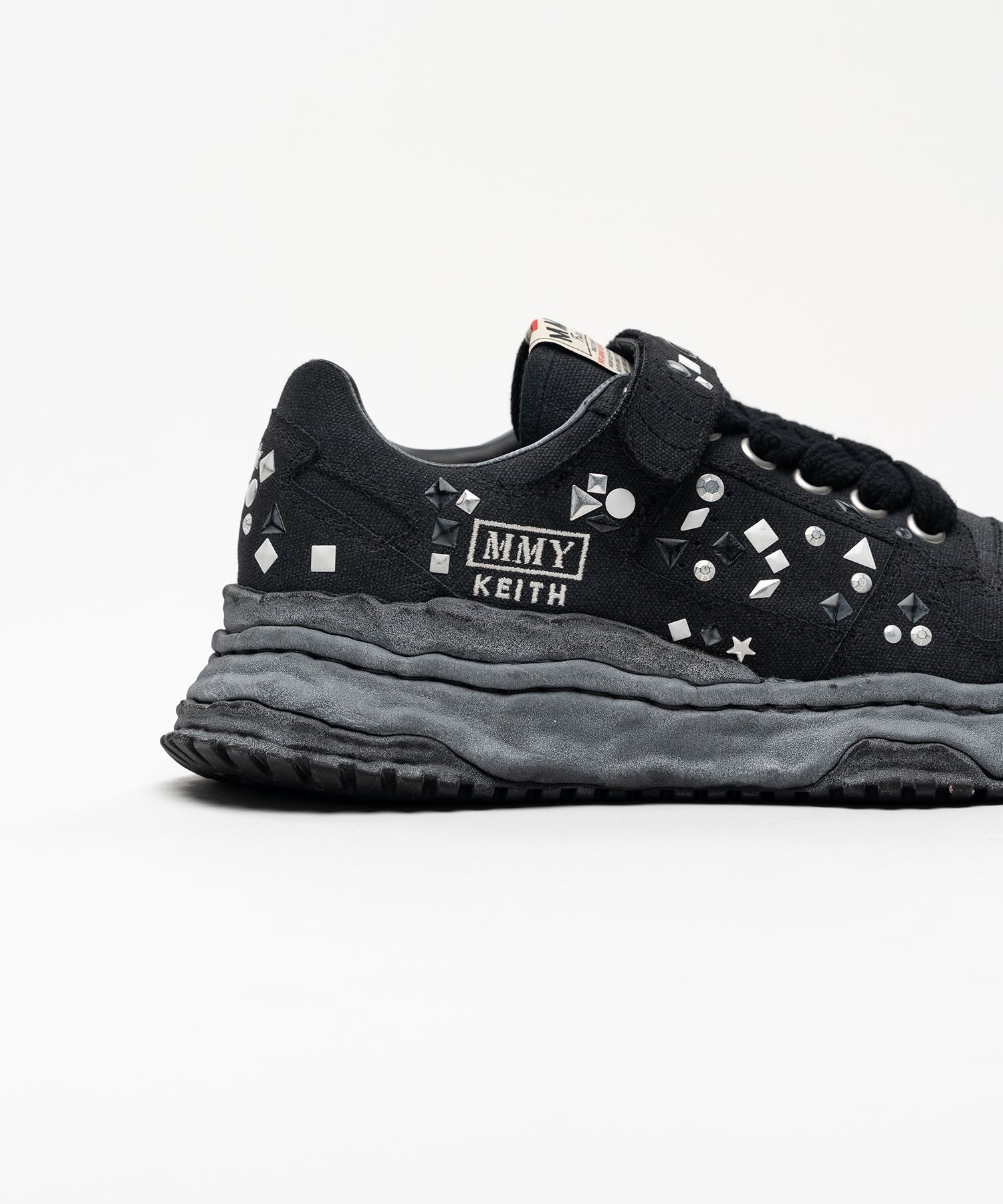 "KEITH" OG Sole Embellished Canvas Low-top Sneaker