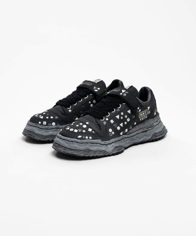 "KEITH" OG Sole Embellished Canvas Low-top Sneaker