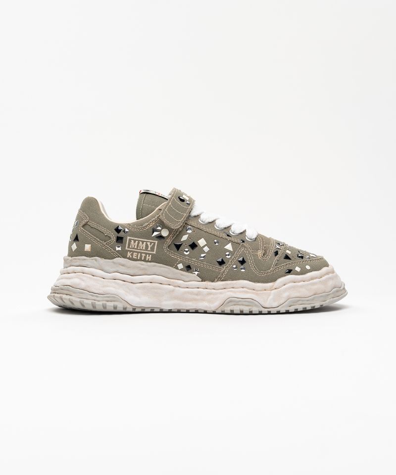 "KEITH" OG Sole Embellished Canvas Low-top Sneaker