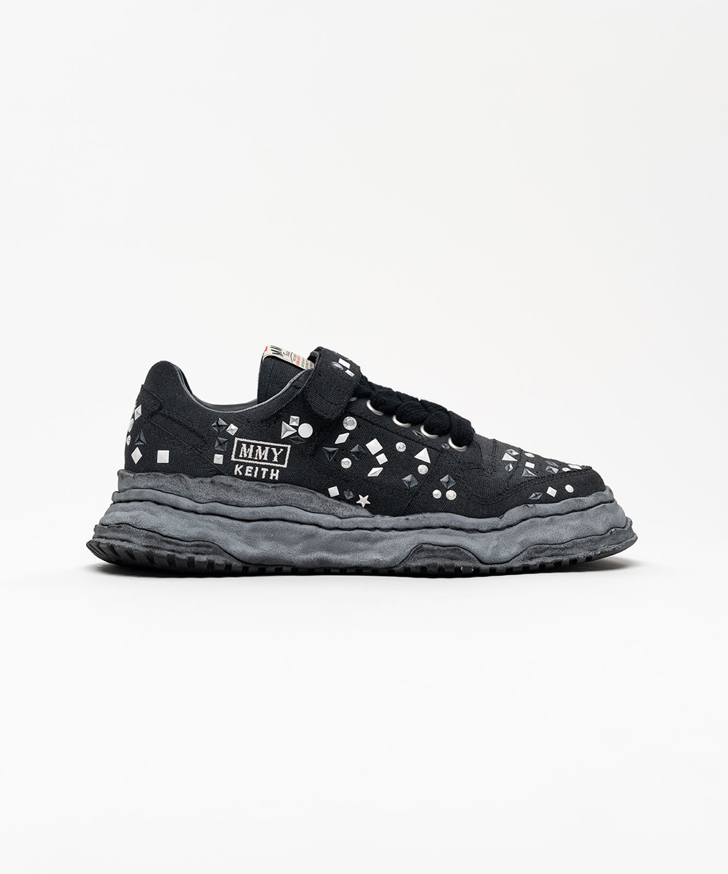 "KEITH" OG Sole Embellished Canvas Low-top Sneaker