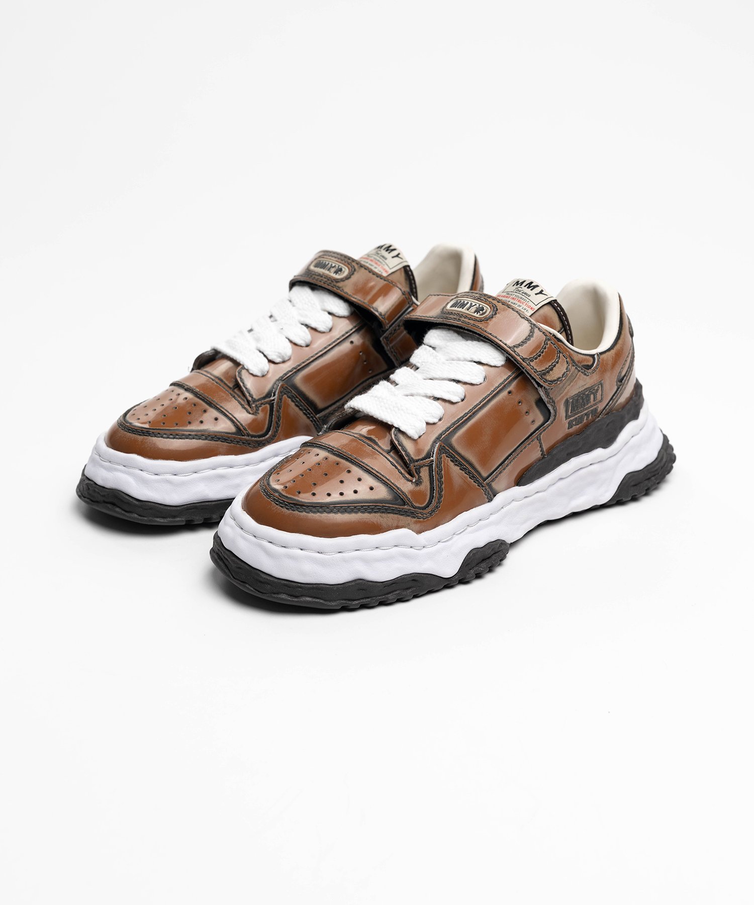 "KEITH" OG Sole Vintage Advantique Leather Low-top Sneaker