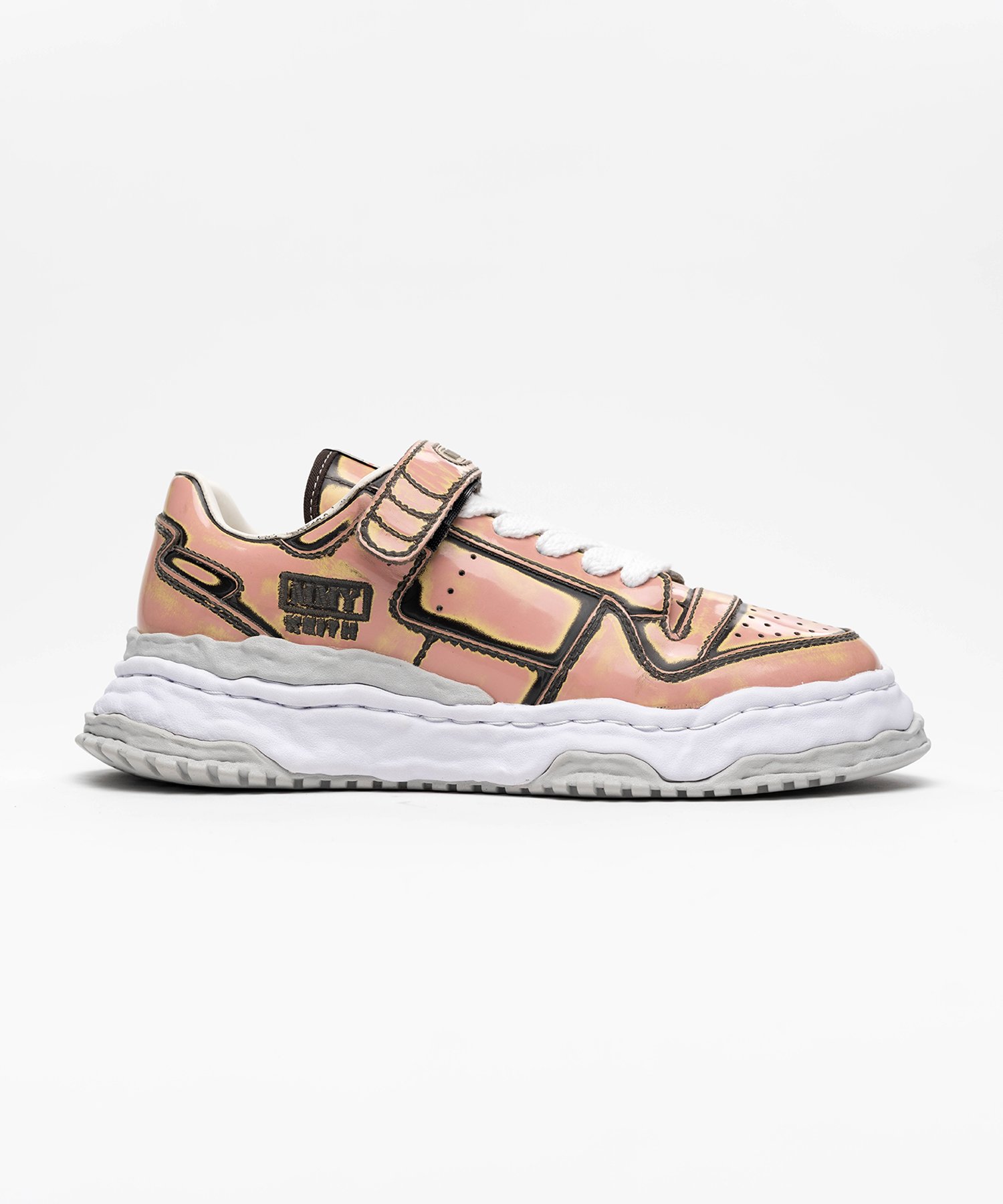 "KEITH" OG Sole Vintage Advantique Leather Low-top Sneaker