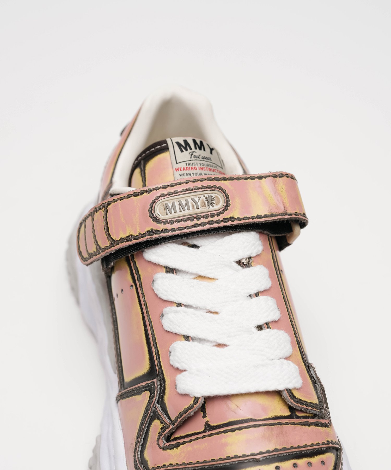 "KEITH" OG Sole Vintage Advantique Leather Low-top Sneaker