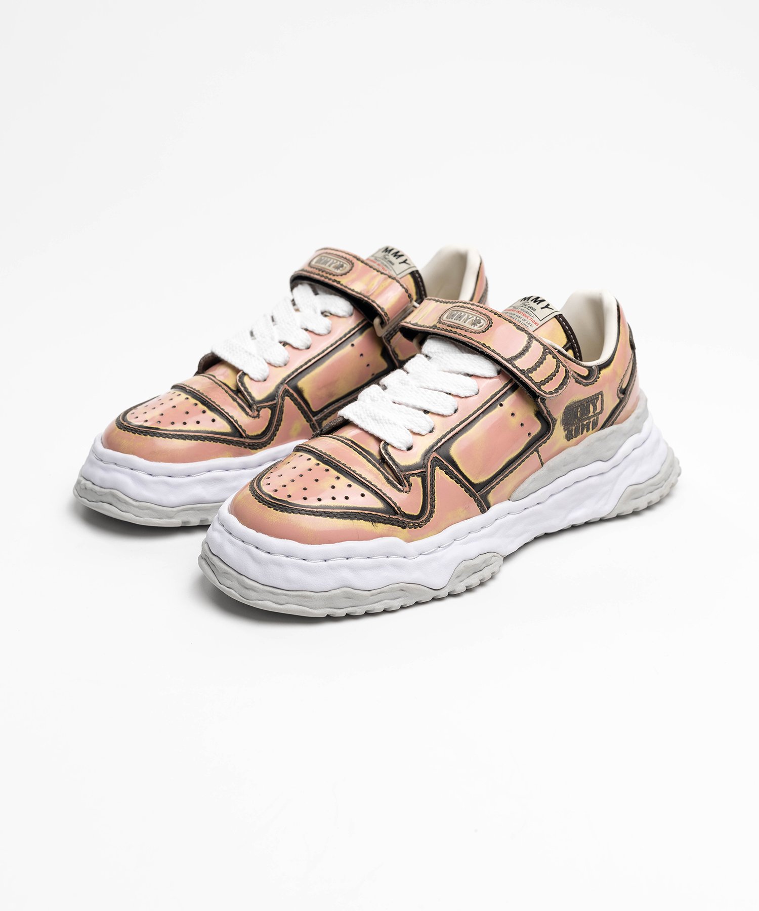 "KEITH" OG Sole Vintage Advantique Leather Low-top Sneaker