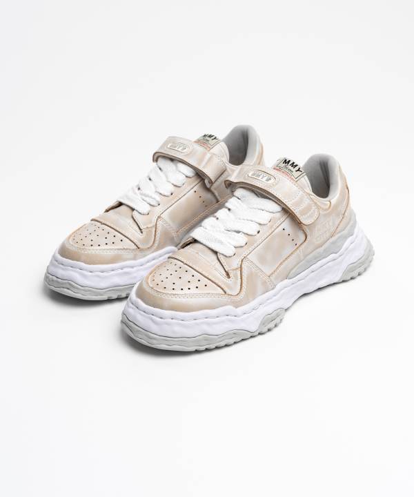 "KEITH" OG Sole Vintage Leather Effect Low-top Sneaker