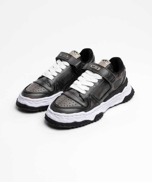 "KEITH" OG Sole Vintage Leather Effect Low-top Sneaker