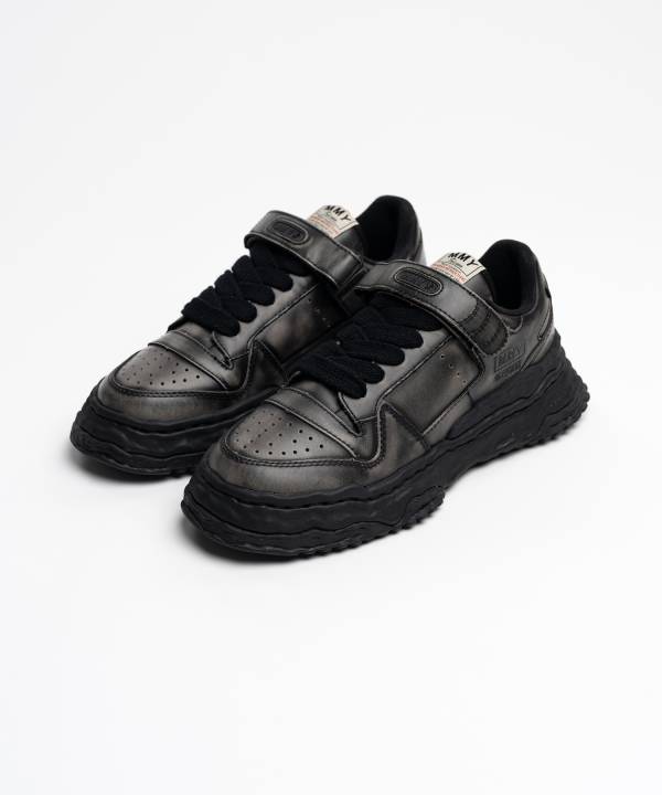 "KEITH" OG Sole Vintage Leather Effect Low-top Sneaker