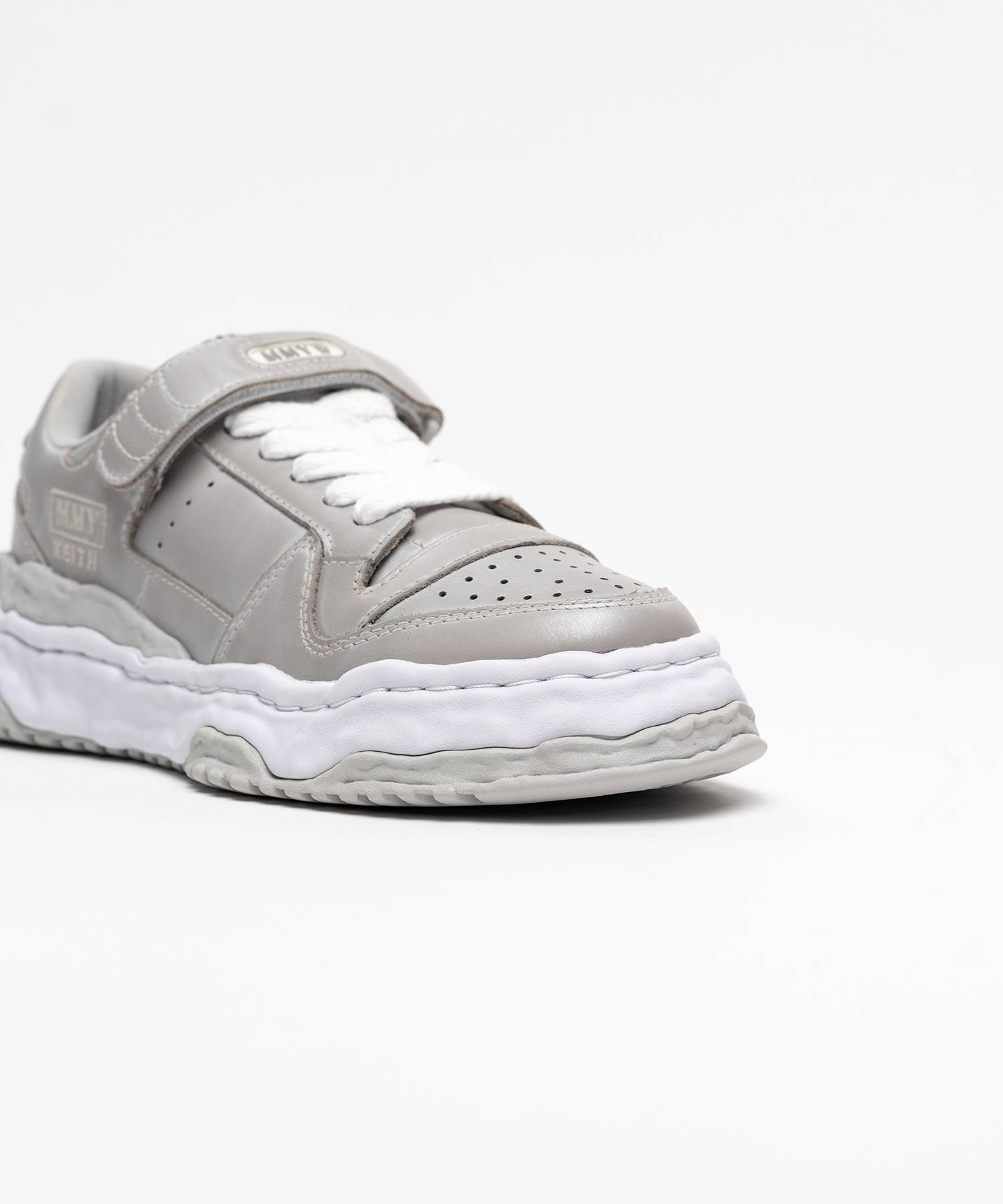 "KEITH" OG Sole Vintage Leather Effect Low-top Sneaker