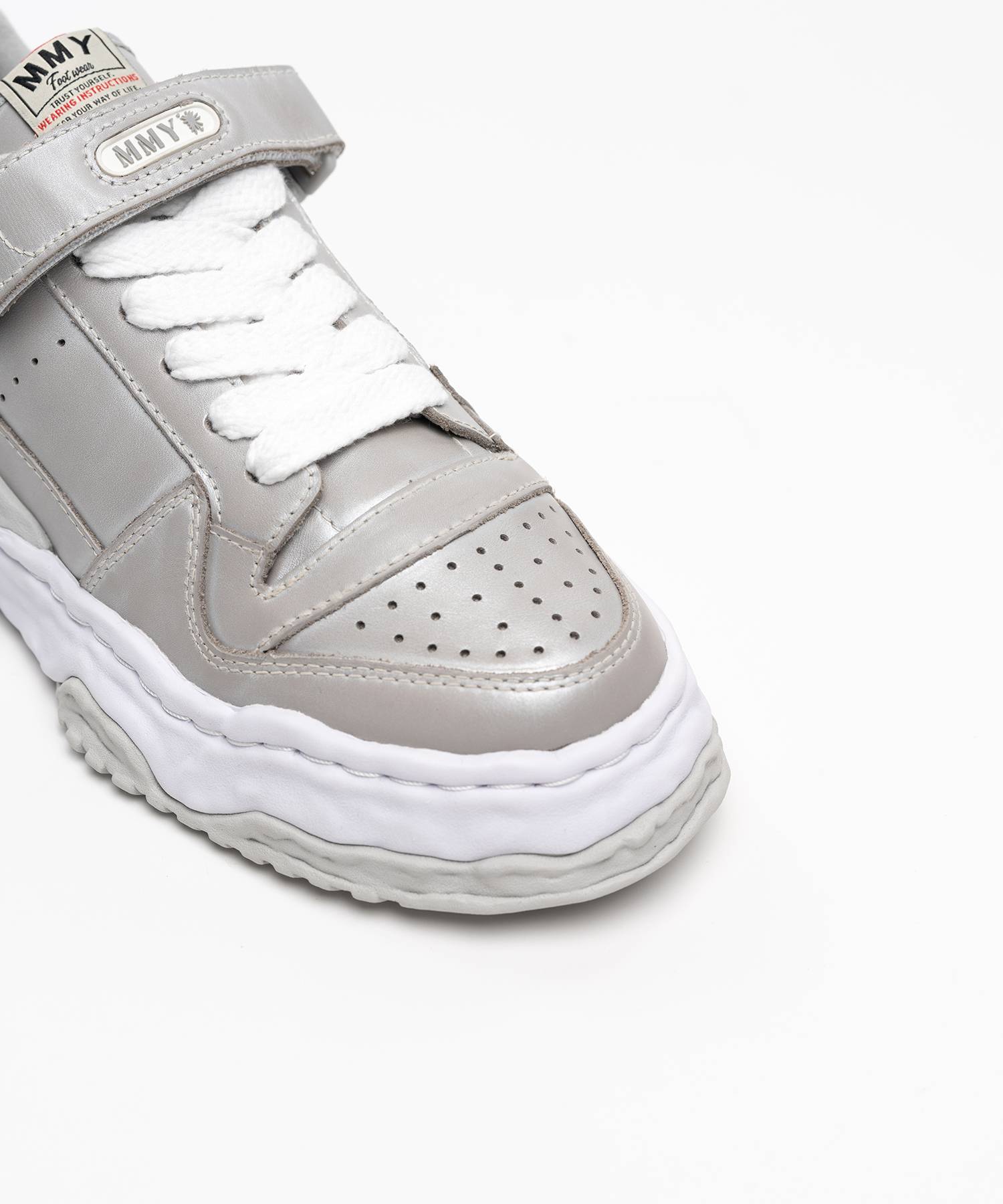 "KEITH" OG Sole Vintage Leather Effect Low-top Sneaker