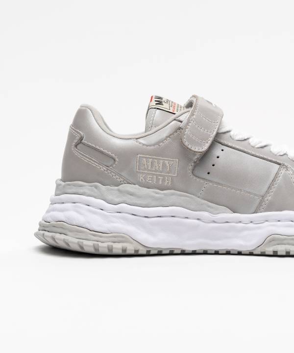 "KEITH" OG Sole Vintage Leather Effect Low-top Sneaker