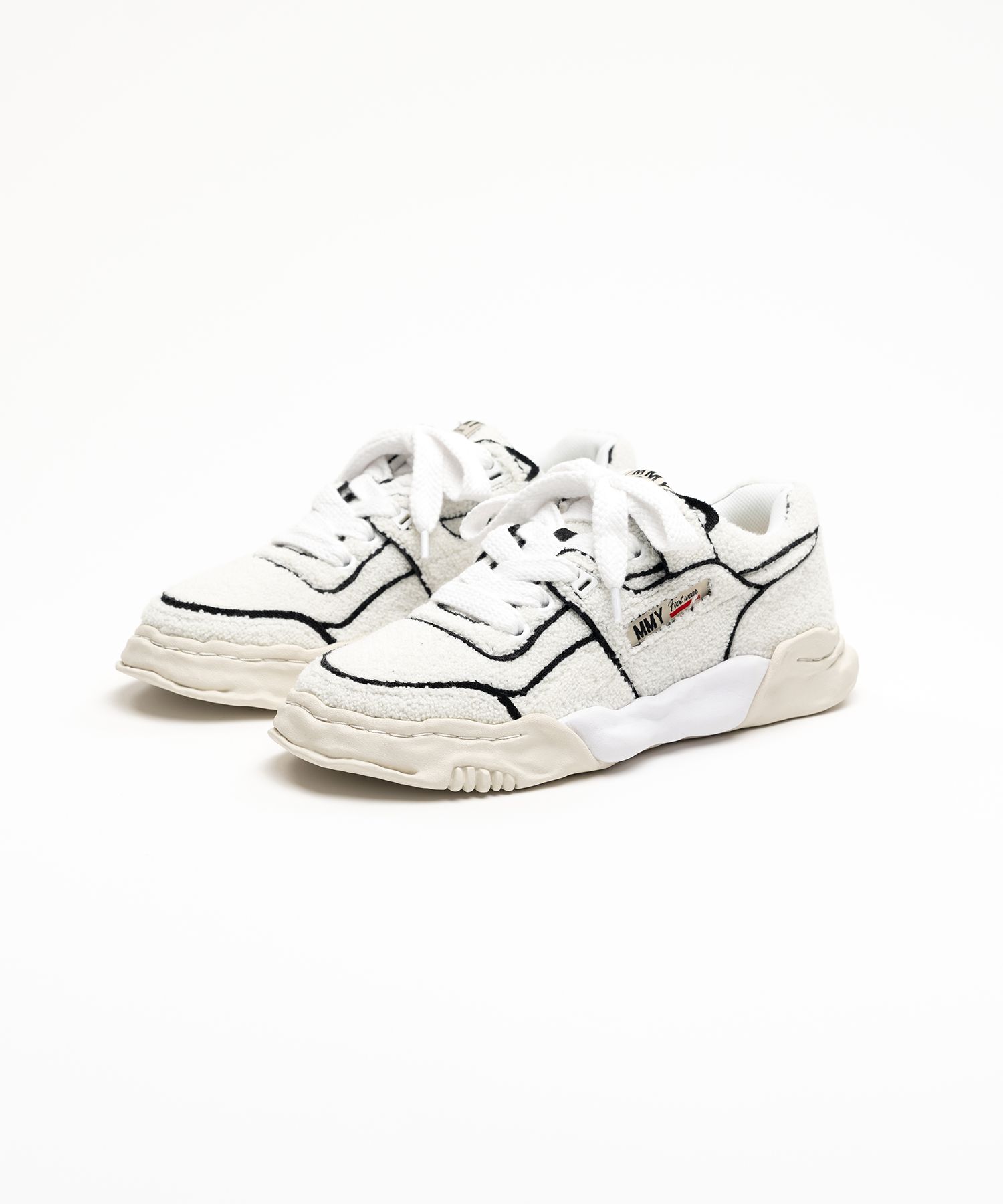 "PARKER" OG Sole Chenille Embroidey Canvas Low-top Sneaker