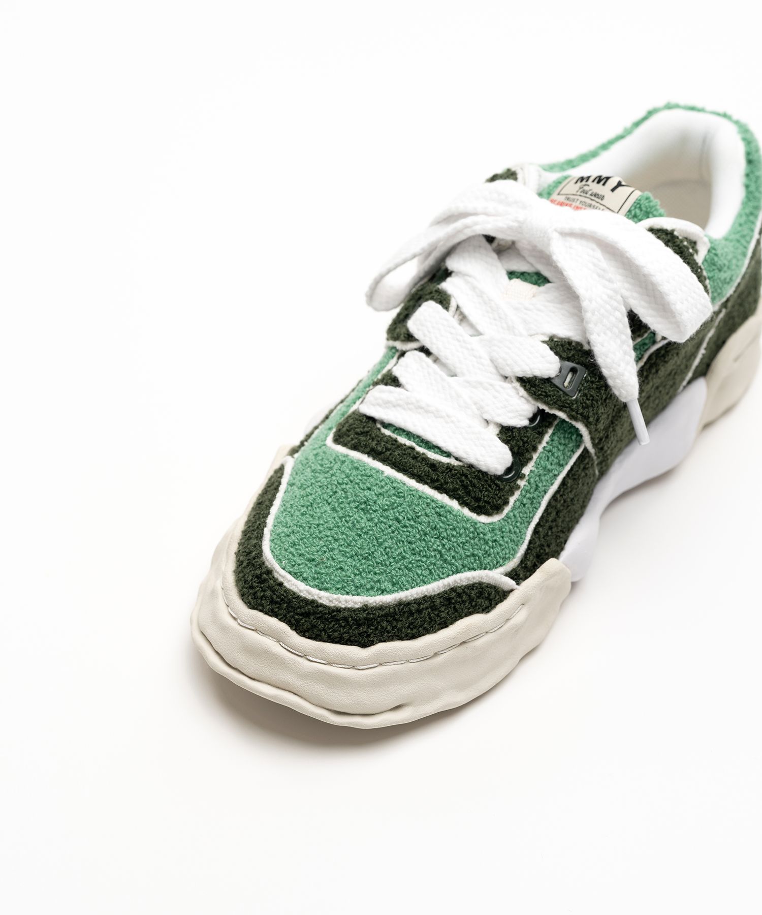 "PARKER" OG Sole Chenille Embroidey Canvas Low-top Sneaker