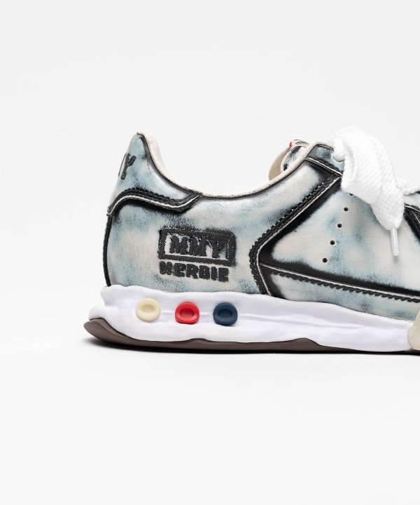 "HERBIE" OG Sole Vintage Advantique Leather Low-top Sneaker