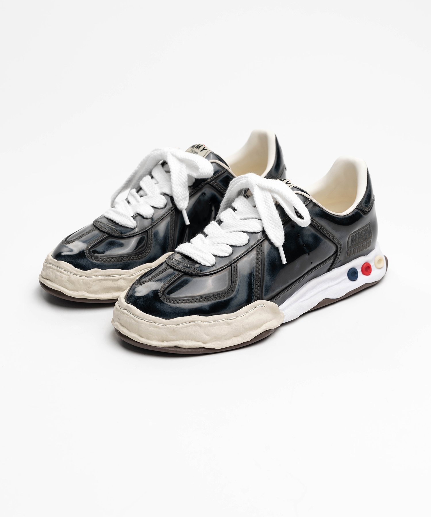 "HERBIE" OG Sole Vintage Advantique Leather Low-top Sneaker