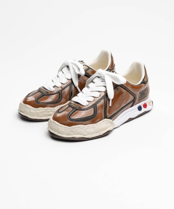 "HERBIE" OG Sole Vintage Advantique Leather Low-top Sneaker