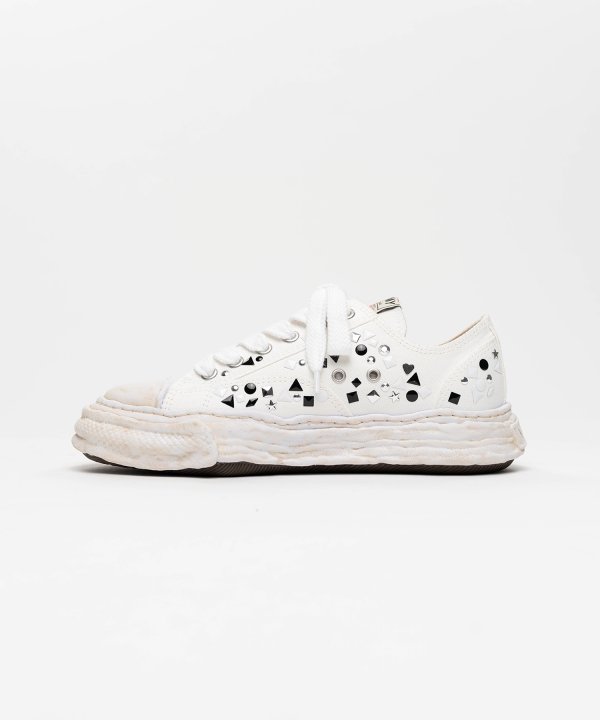 "PETERSON23" OG Sole Vintage Leather Effect Low-top Sneaker