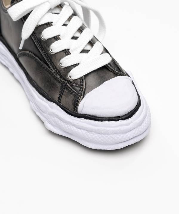 "PETERSON23" OG Sole Vintage Leather Effect Low-top Sneaker