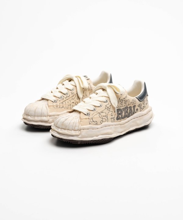 "BLAKEY" OG Sole Graffiti Printed Canvas Low_top Sneaker