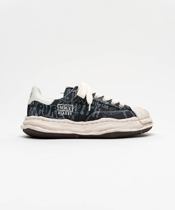 "BLAKEY" OG Sole Graffiti Printed Canvas Low_top Sneaker