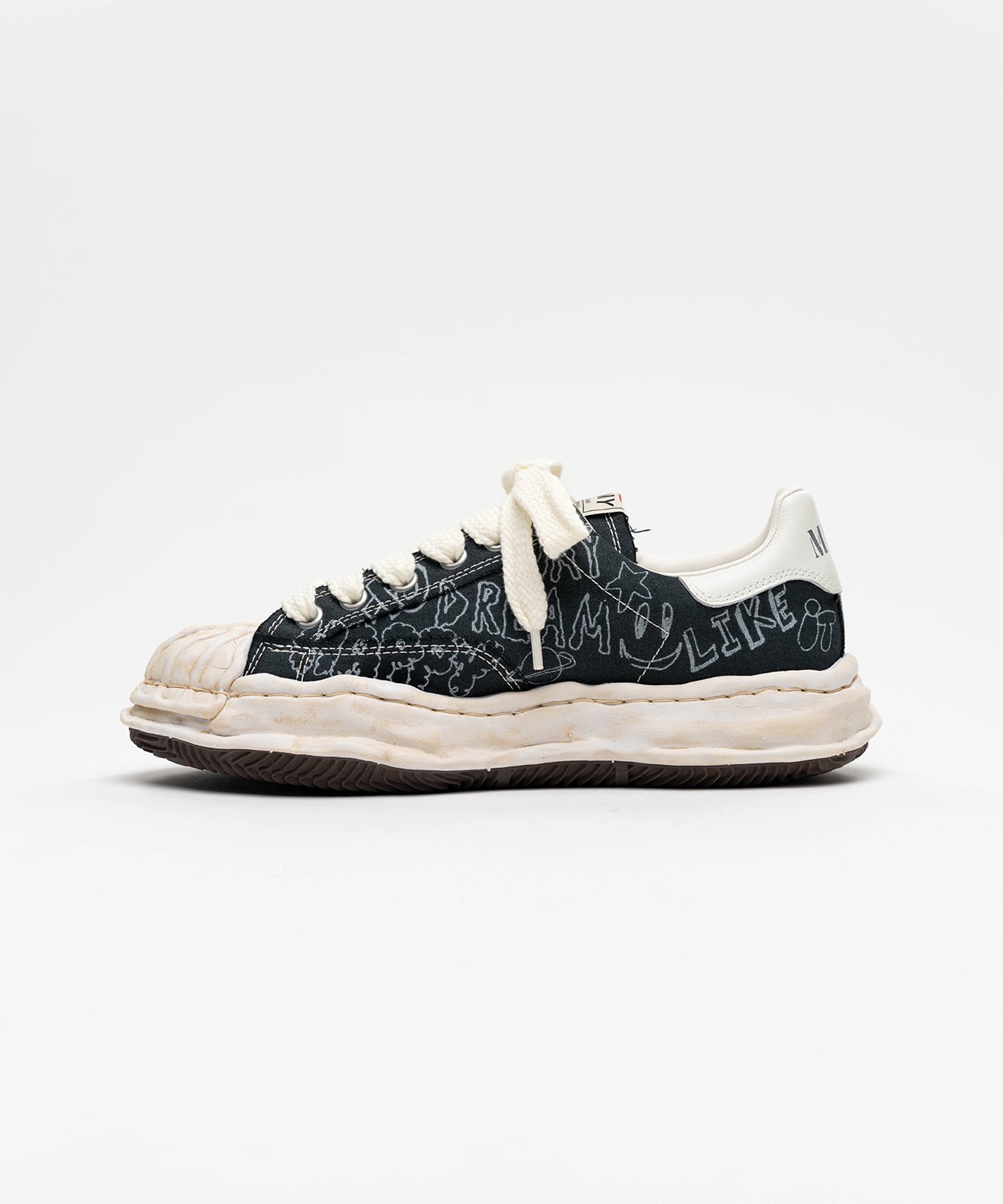 "BLAKEY" OG Sole Graffiti Printed Canvas Low_top Sneaker