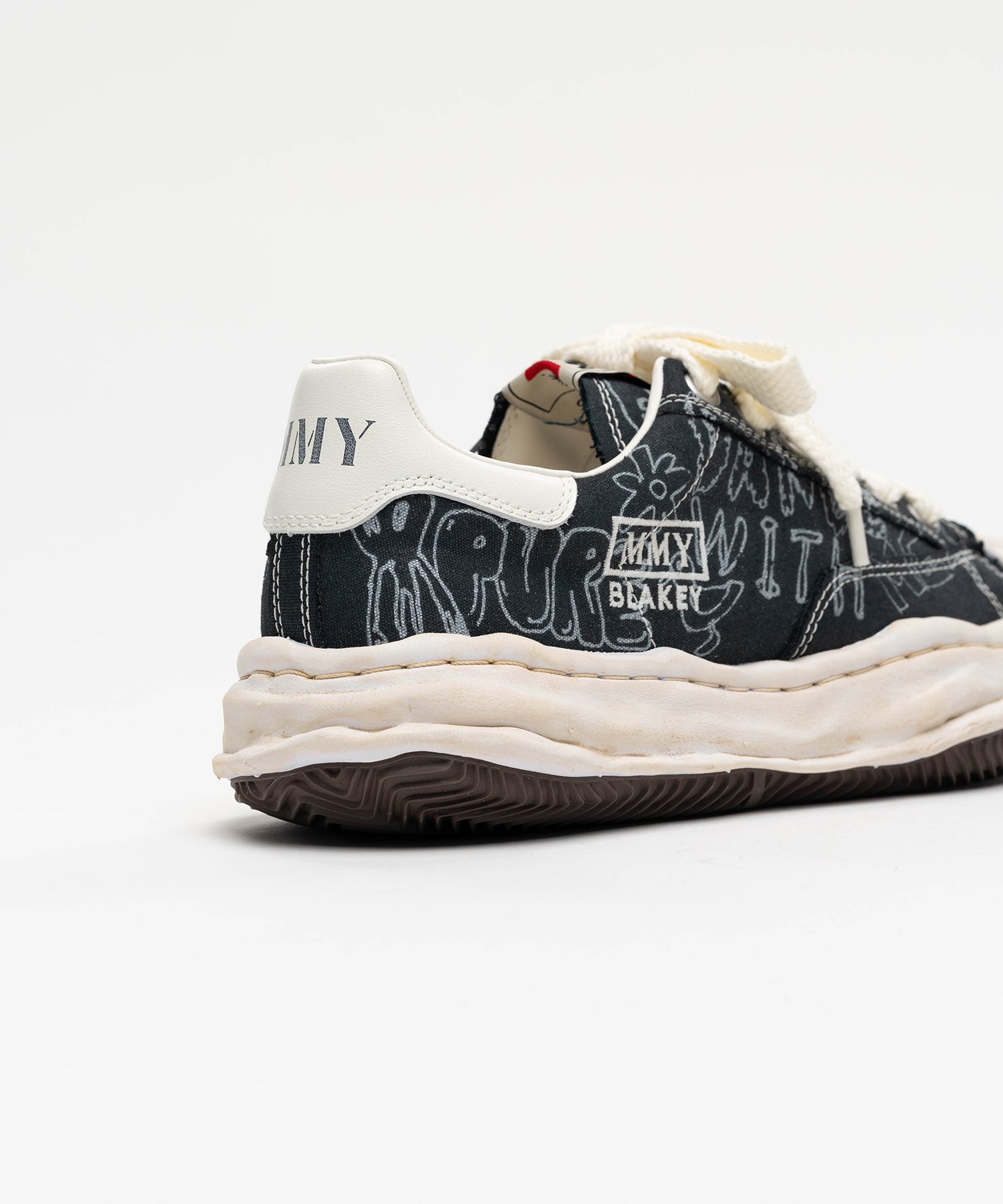 "BLAKEY" OG Sole Graffiti Printed Canvas Low_top Sneaker