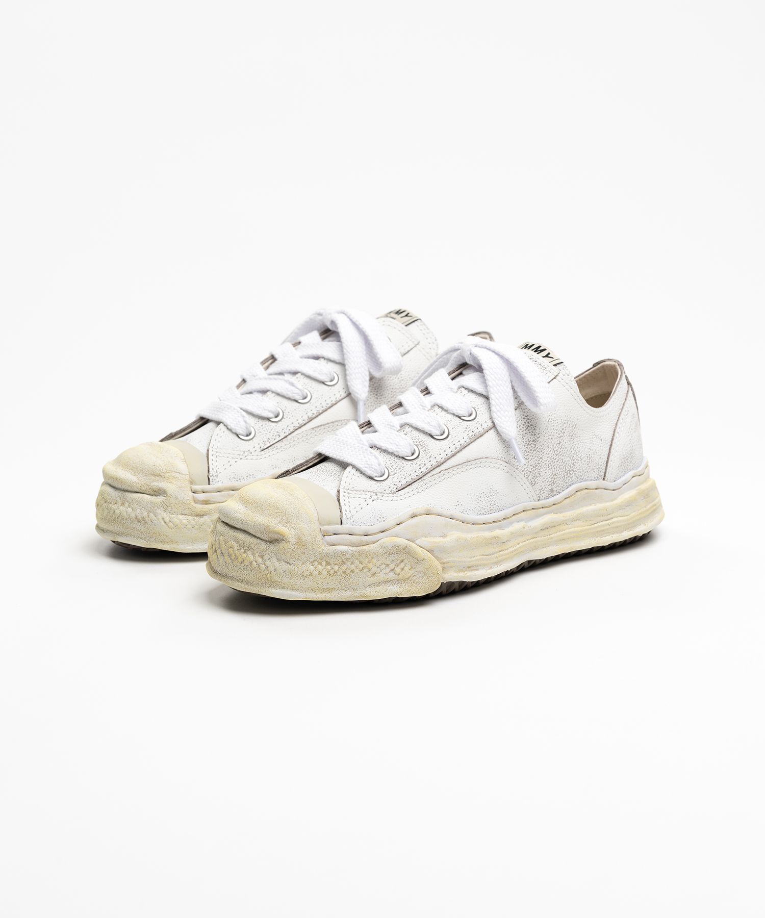 "HANK" OG Sole Shrink Leather Low-top Sneaker