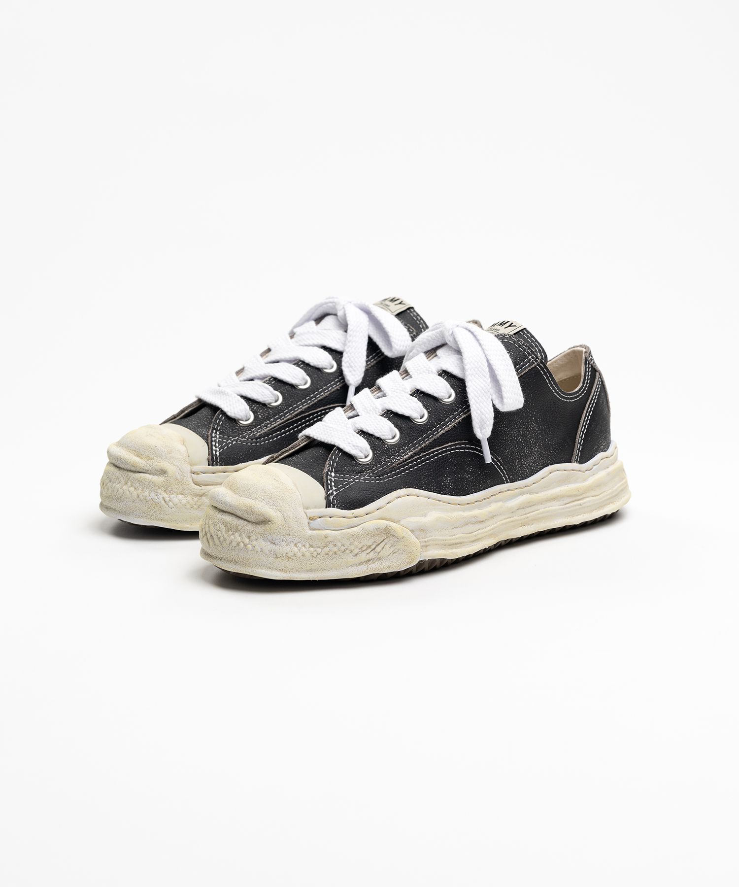 "HANK" OG Sole Shrink Leather Low-top Sneaker