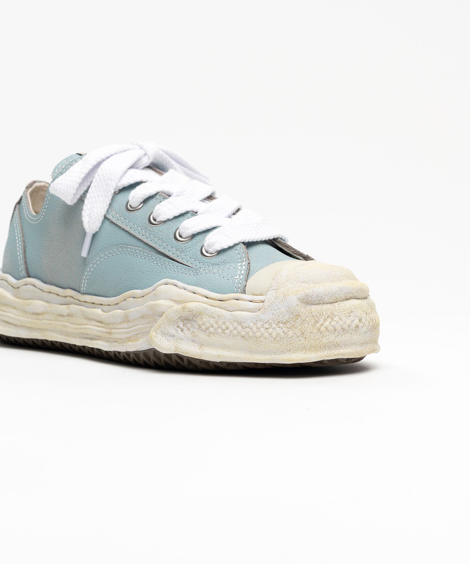 "HANK" OG Sole Shrink Leather Low-top Sneaker