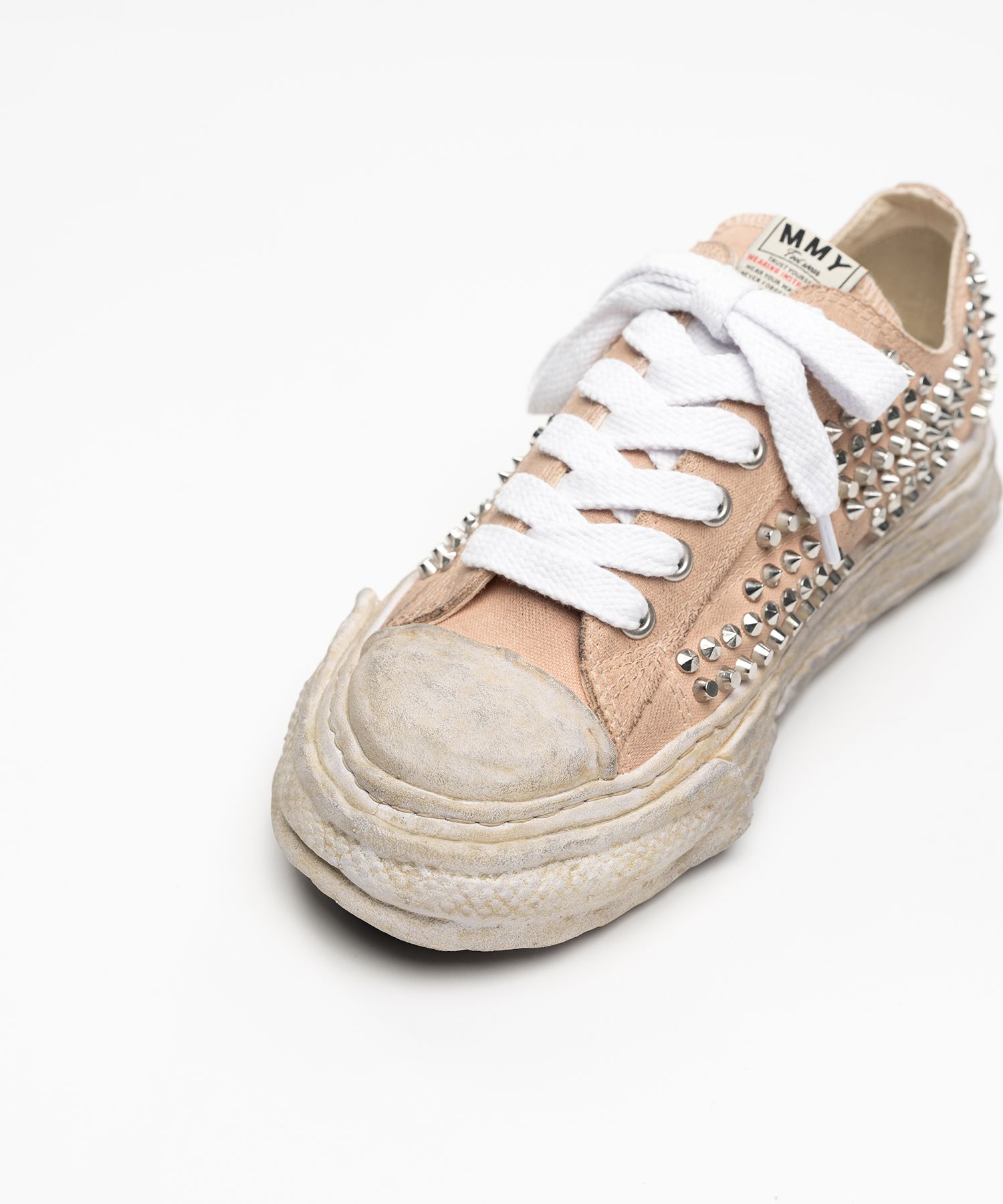 【EXCLUSIVE EDITION】"PETERSON23"OG Sole Studded Canvas Low-top Sneaker