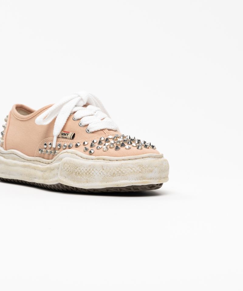 【EXCLUSIVE EDITION】"BAKER" OG Sole Studded Canvas Low-top Sneaker