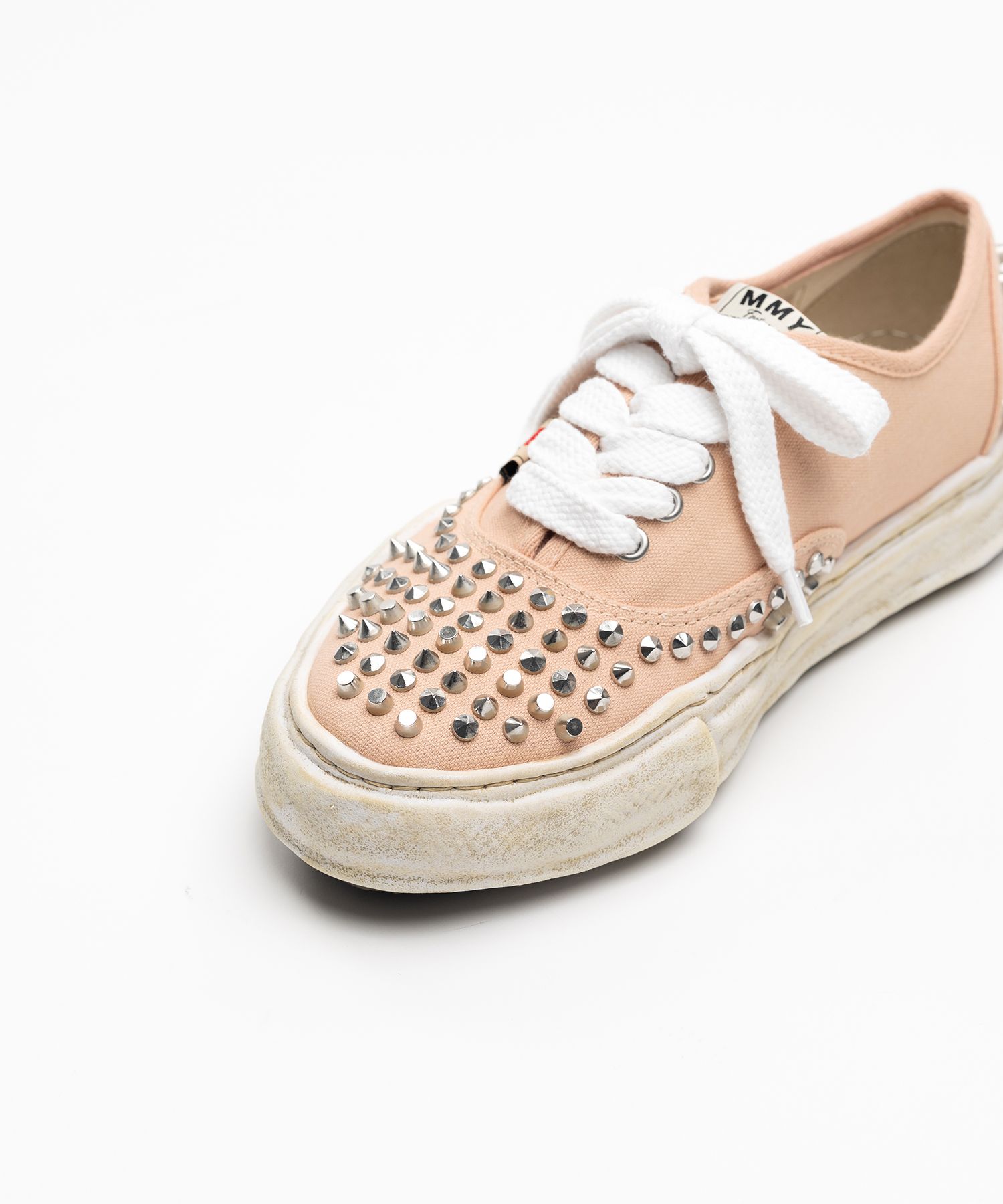 【EXCLUSIVE EDITION】"BAKER" OG Sole Studded Canvas Low-top Sneaker