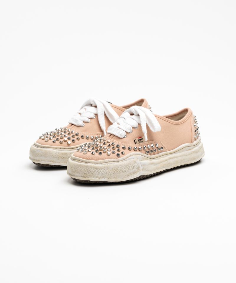 【EXCLUSIVE EDITION】"BAKER" OG Sole Studded Canvas Low-top Sneaker