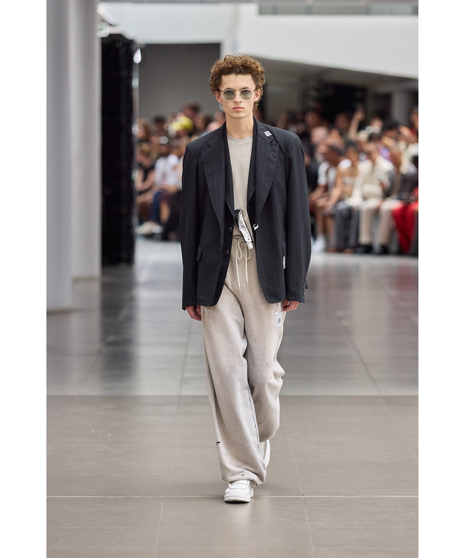 Front Layered Wool Jacket