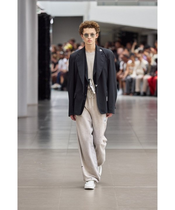 Front Layered Wool Jacket