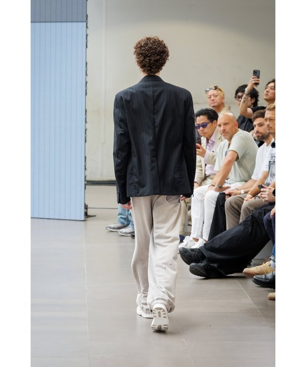 Front Layered Wool Jacket