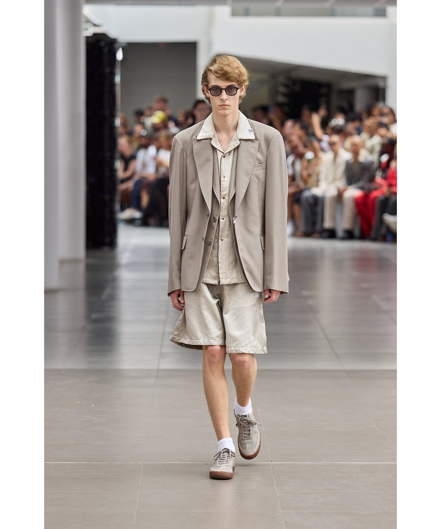 Front Layered Wool Jacket