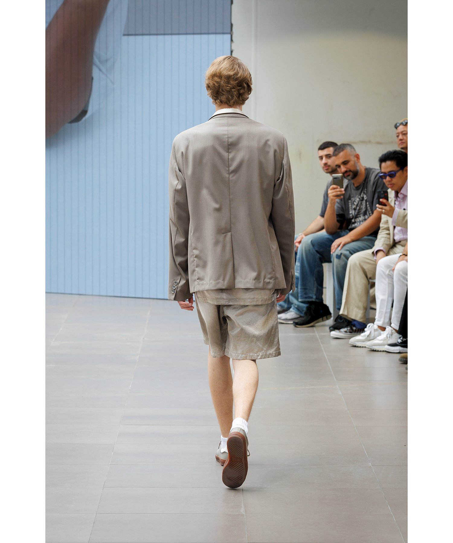 Front Layered Wool Jacket