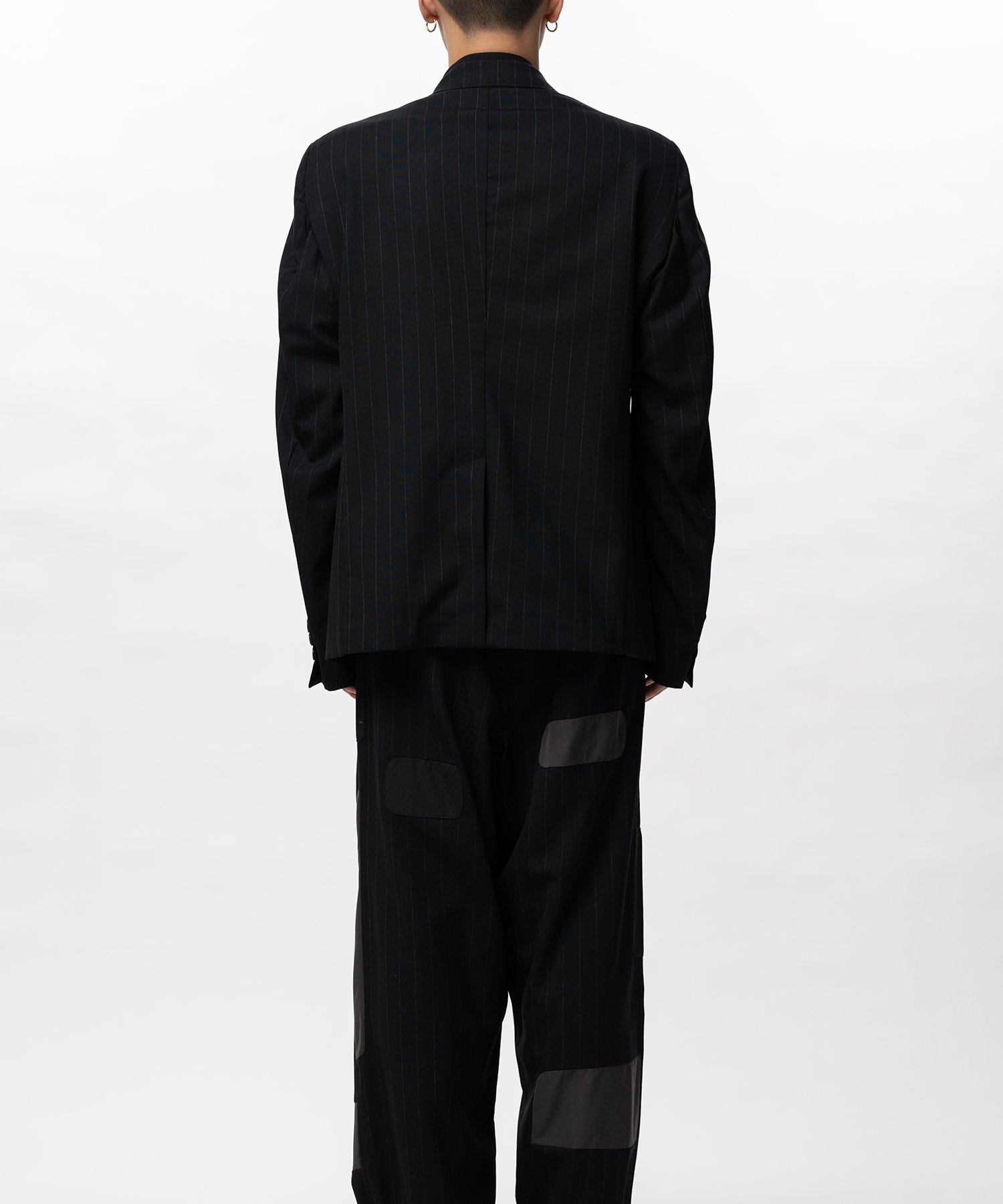 Front Layered Wool Jacket