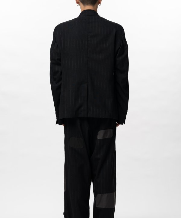 Front Layered Wool Jacket