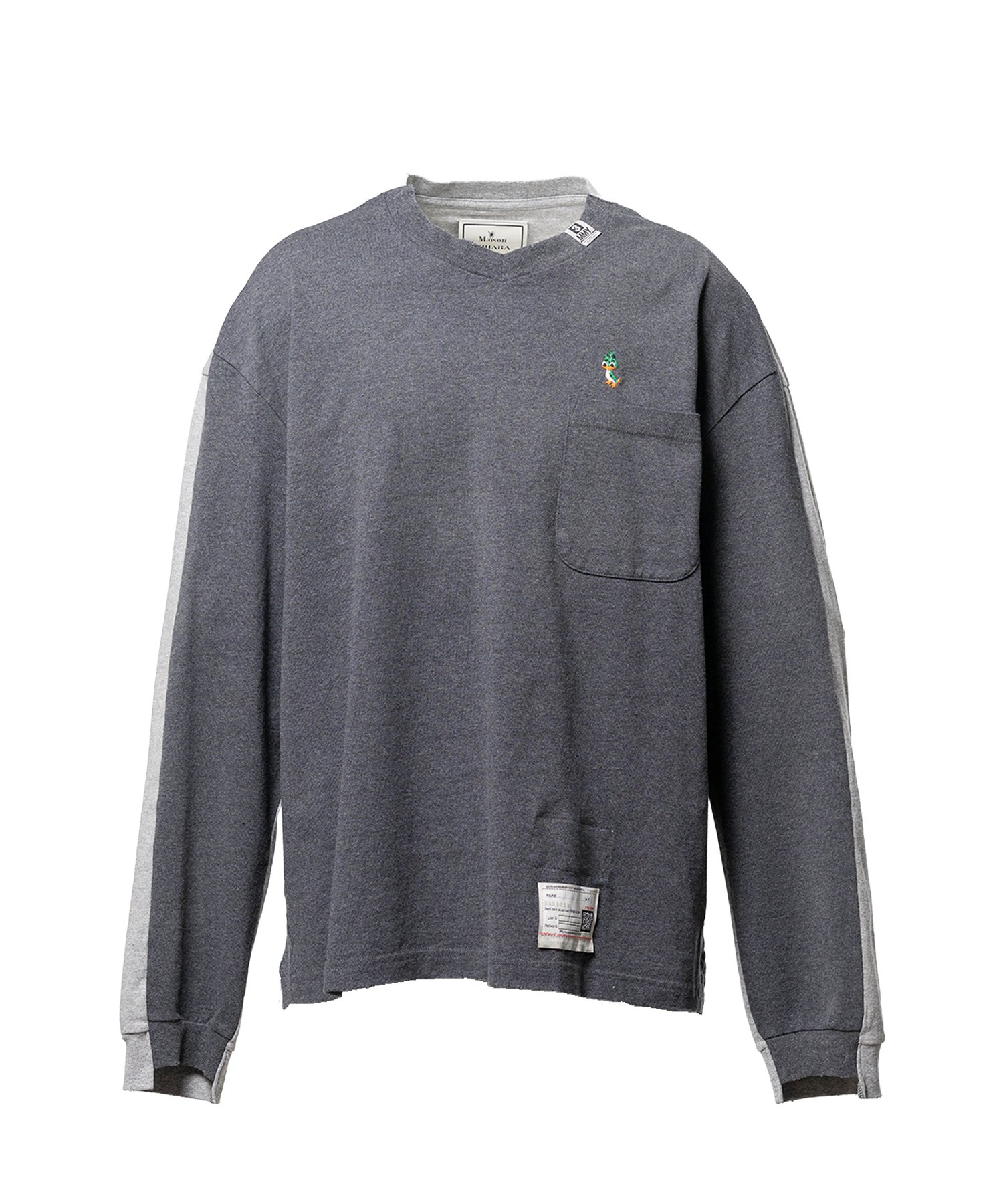 Front Back Combined Long Sleeve T-shirt