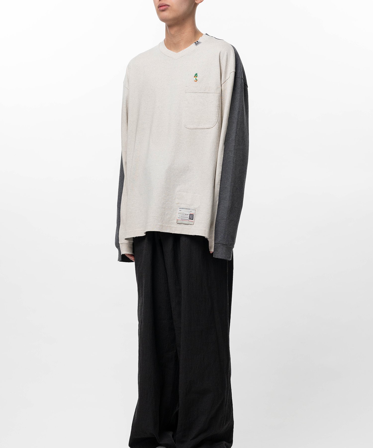 Front Back Combined Long Sleeve T-shirt