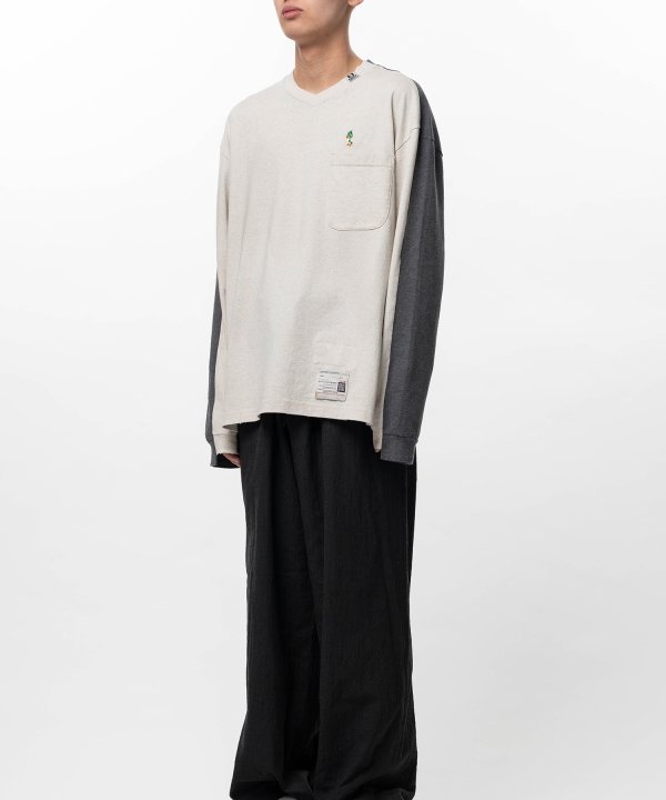 Front Back Combined Long Sleeve T-shirt